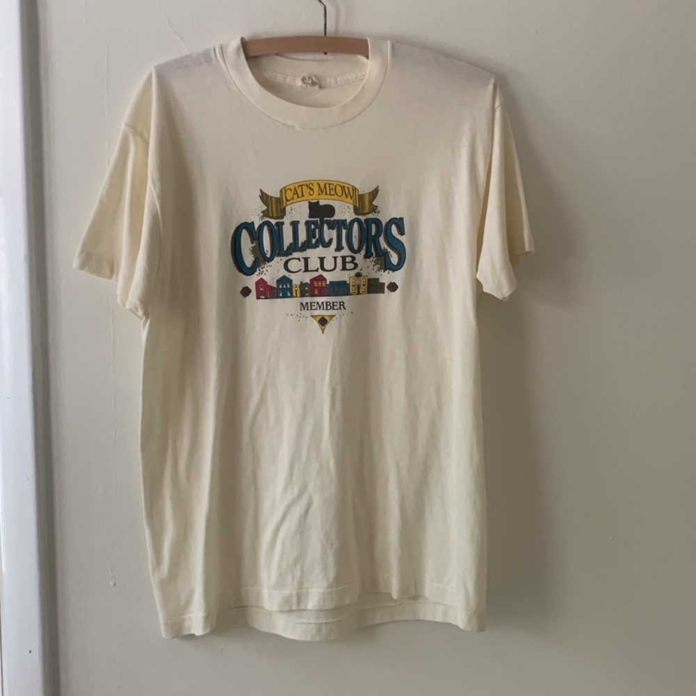 Vintage Single Stitch Cat’s Meow Collectors Club Member T Shirt